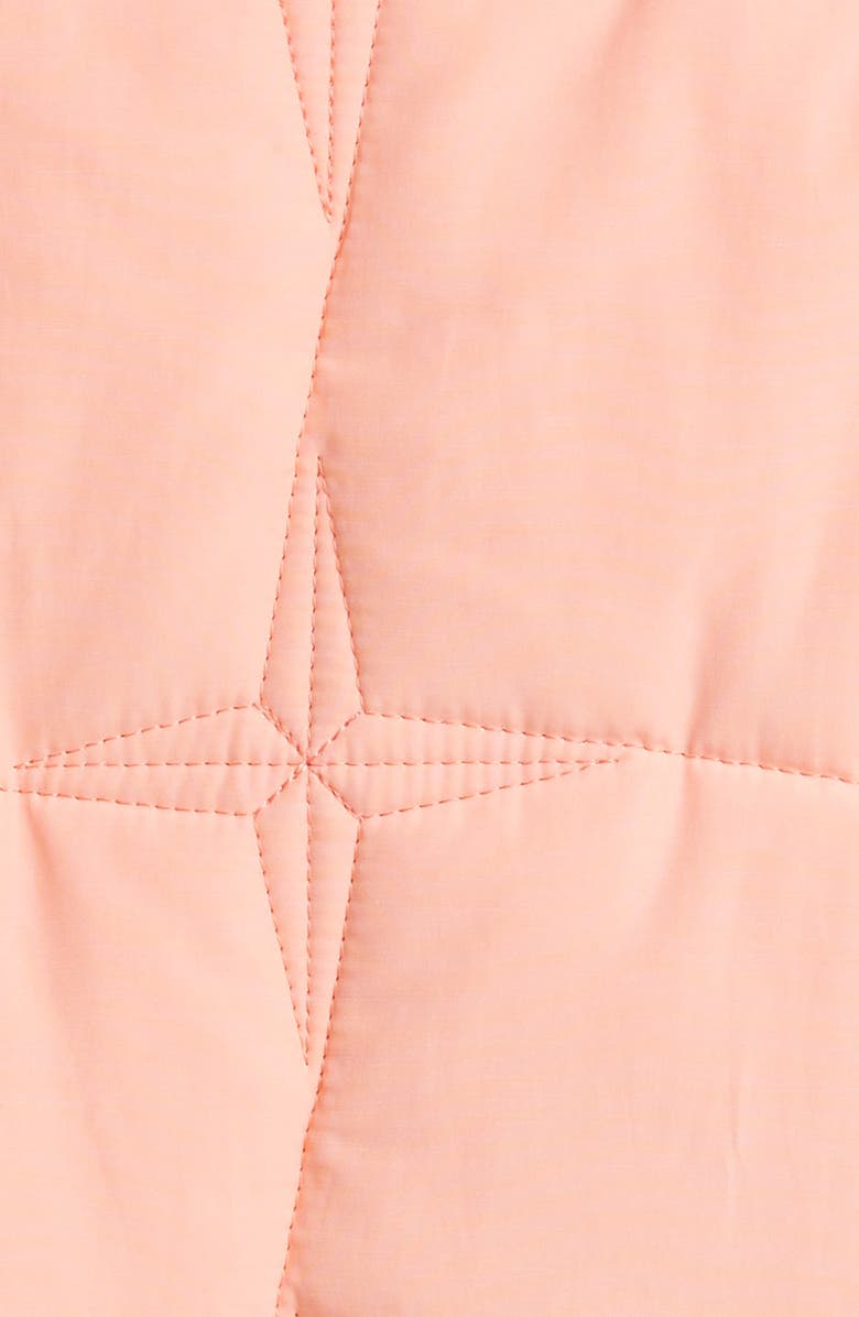 Stone Island Stella Quilted Cupro & Cotton Jacket with Wool Blend Knit Hood, Alternate, color,