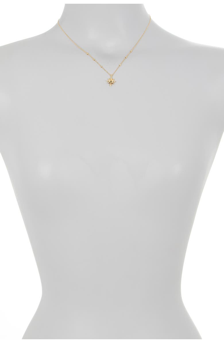 KARAT RUSH 14K Yellow Gold Star Pendant Necklace, Alternate, color, 