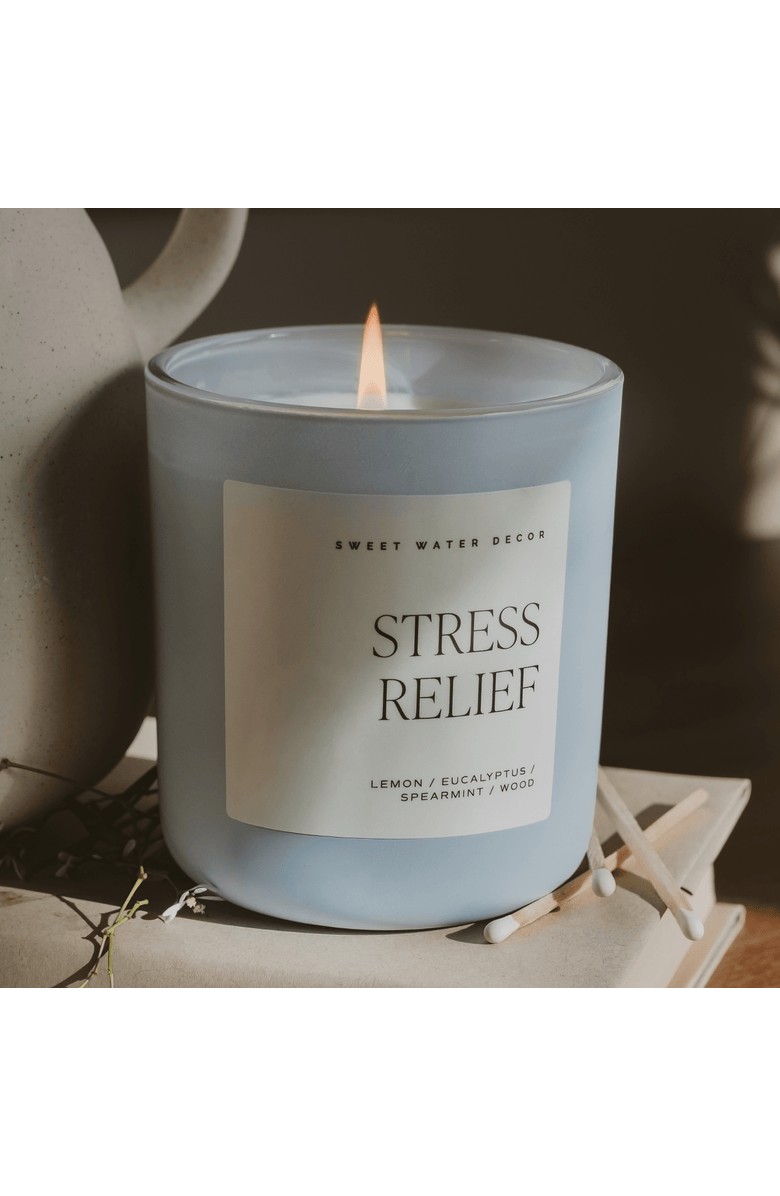 SWEET WATER DECOR Spring and Summer 15 oz Candles, Alternate, color, Stress Relief