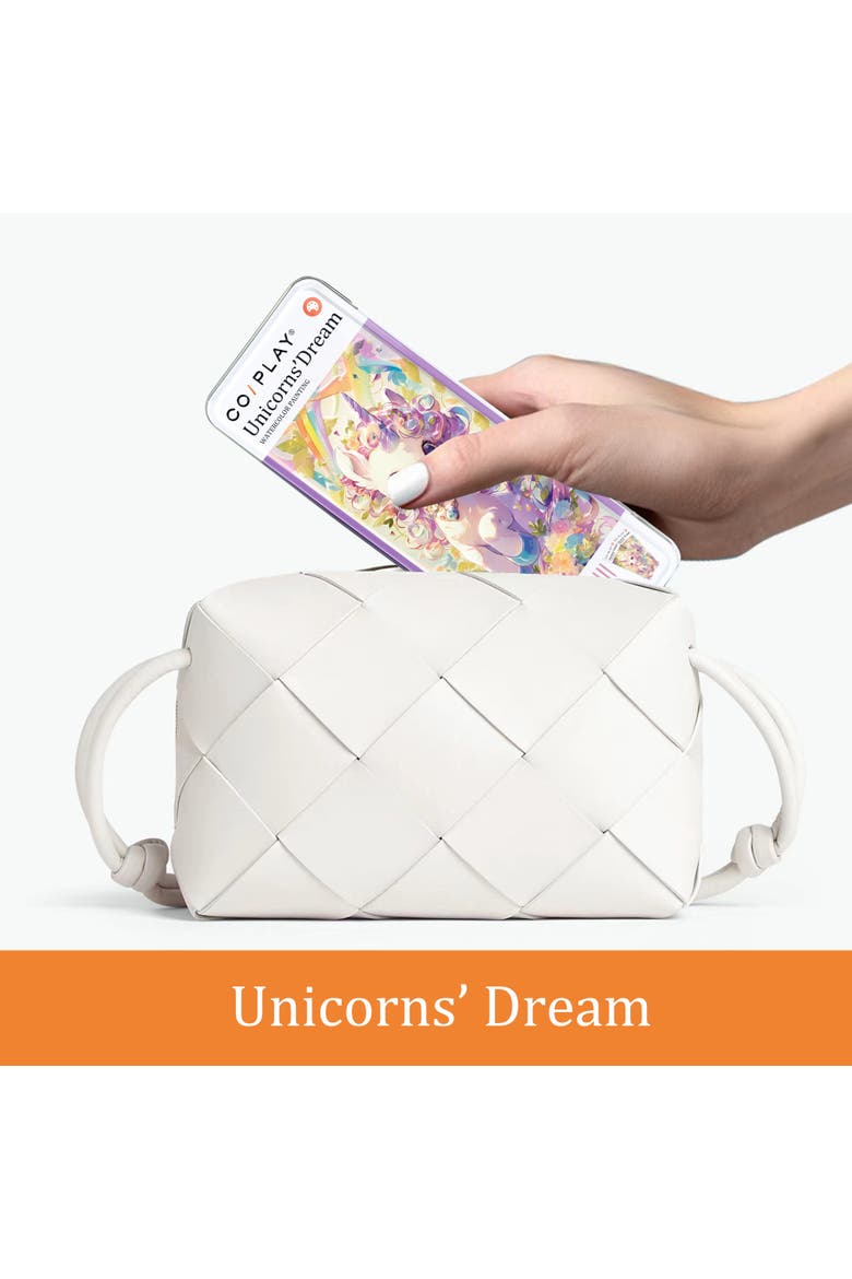 Watercolor Painting Art Kit ,Unicorns Dream, Tin Box, Kids 6+, Alternate, color, Multicolored