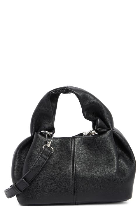 Mini Pleated Top Handle Satchel