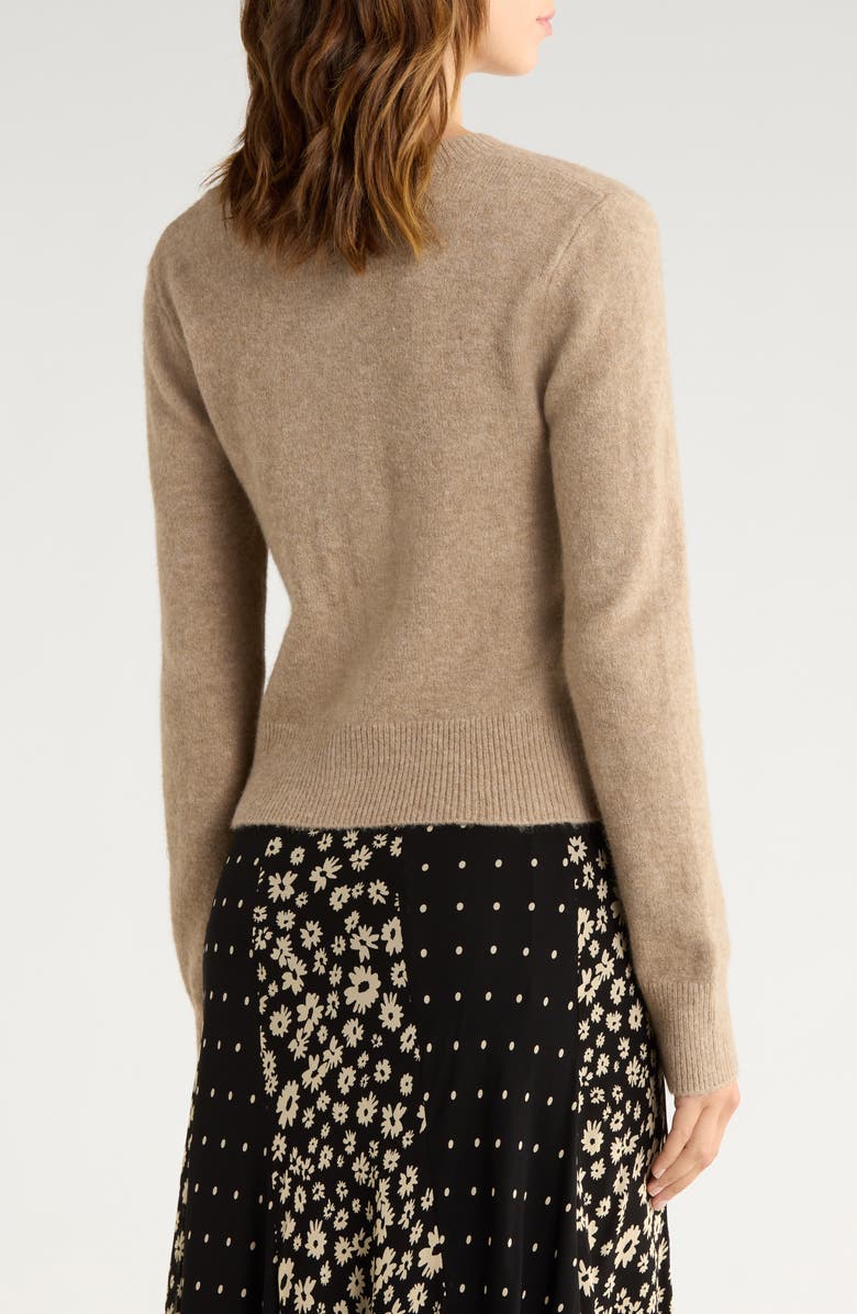 Rails Matilda Crop Cardigan, Alternate, color, Heather Oat