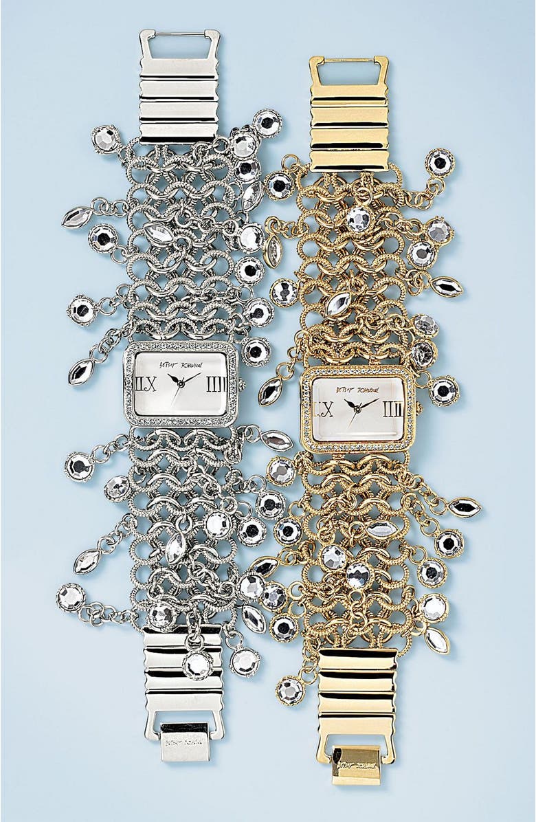 Betsey Johnson Bracelet Watch, Alternate, color, 