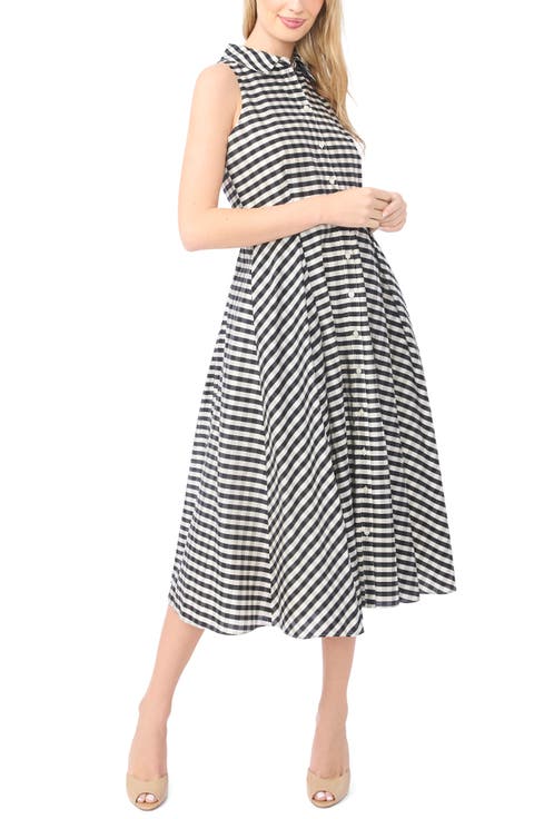 Demeter Sleeveless Gingham Midi Dress