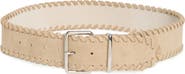 Vince Camuto Whipstitched Wide Suede Belt