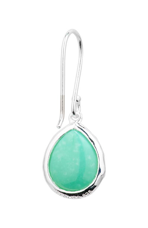 Ippolita Rock Candy® Mini Teardrop Earrings In Silver/tourquoise