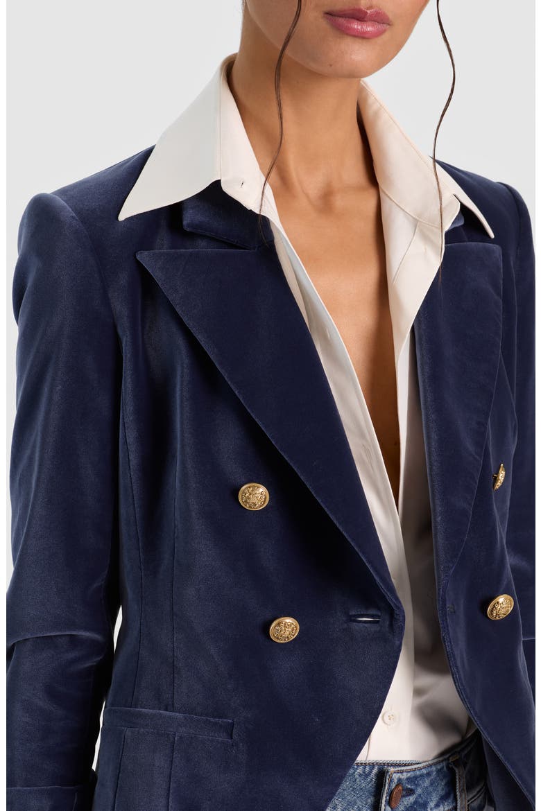 Sable Double Breasted Blazer, Alternate, color, MIDNIGHT BLUE