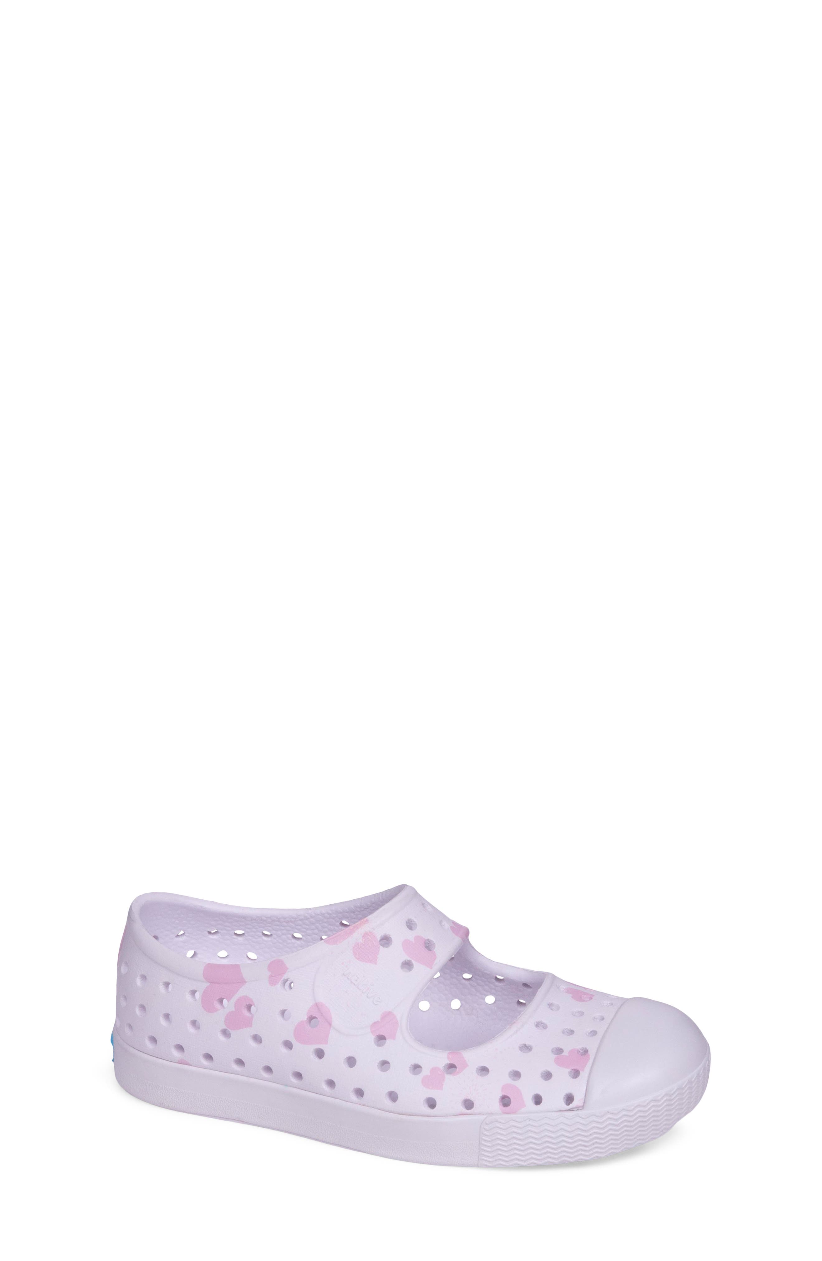 Jefferson Juniper Water Friendly Perforated Slip-On, Main, color, SHLWHT/ SHLWHT/ HRTFIREWK
