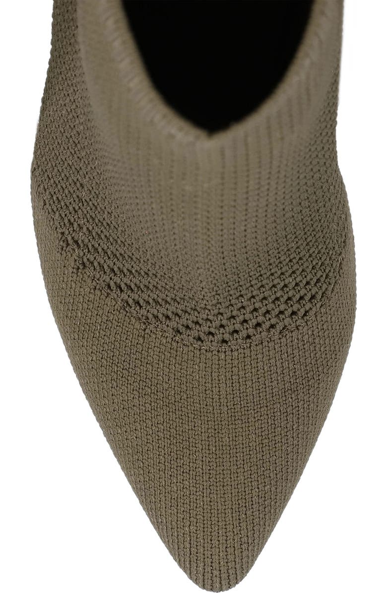 MIA Pamilla Knit Bootie, Alternate, color, Khaki