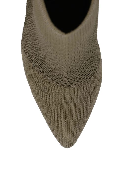 Mia Pamilla Knit Bootie In Brown