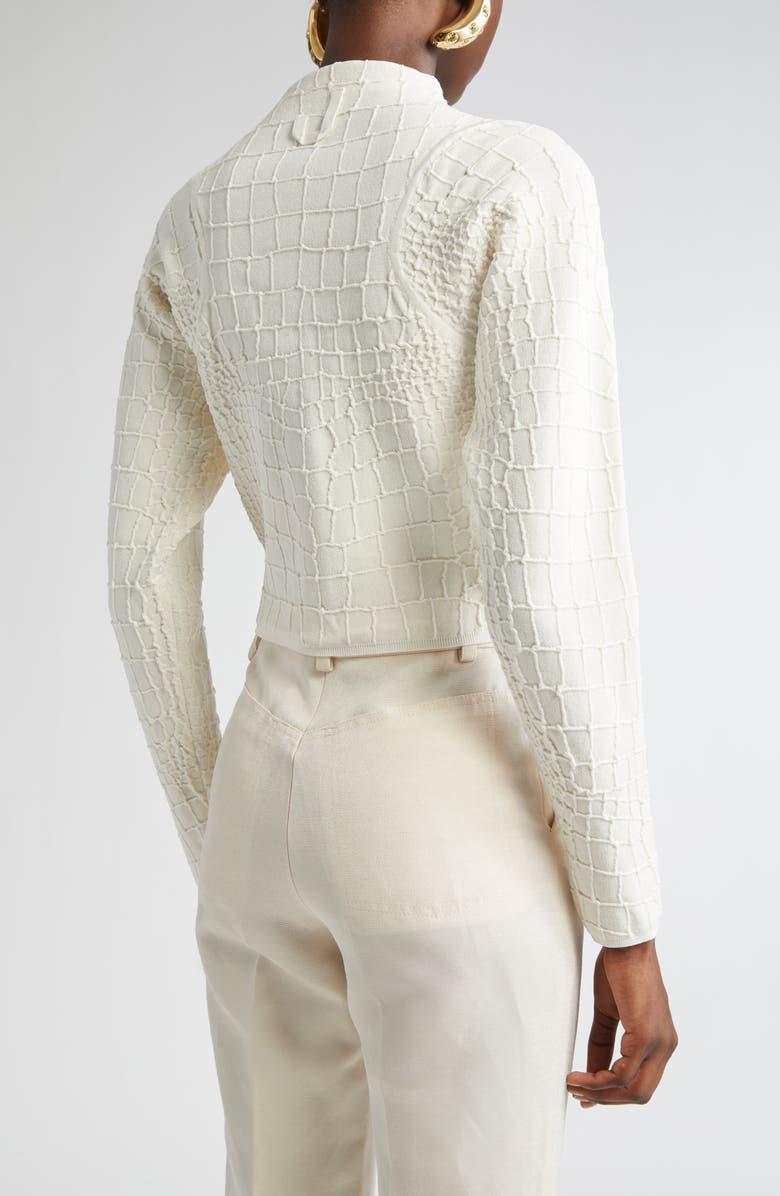 Jacquemus The Scala Cardigan, Alternate, color, Off-White