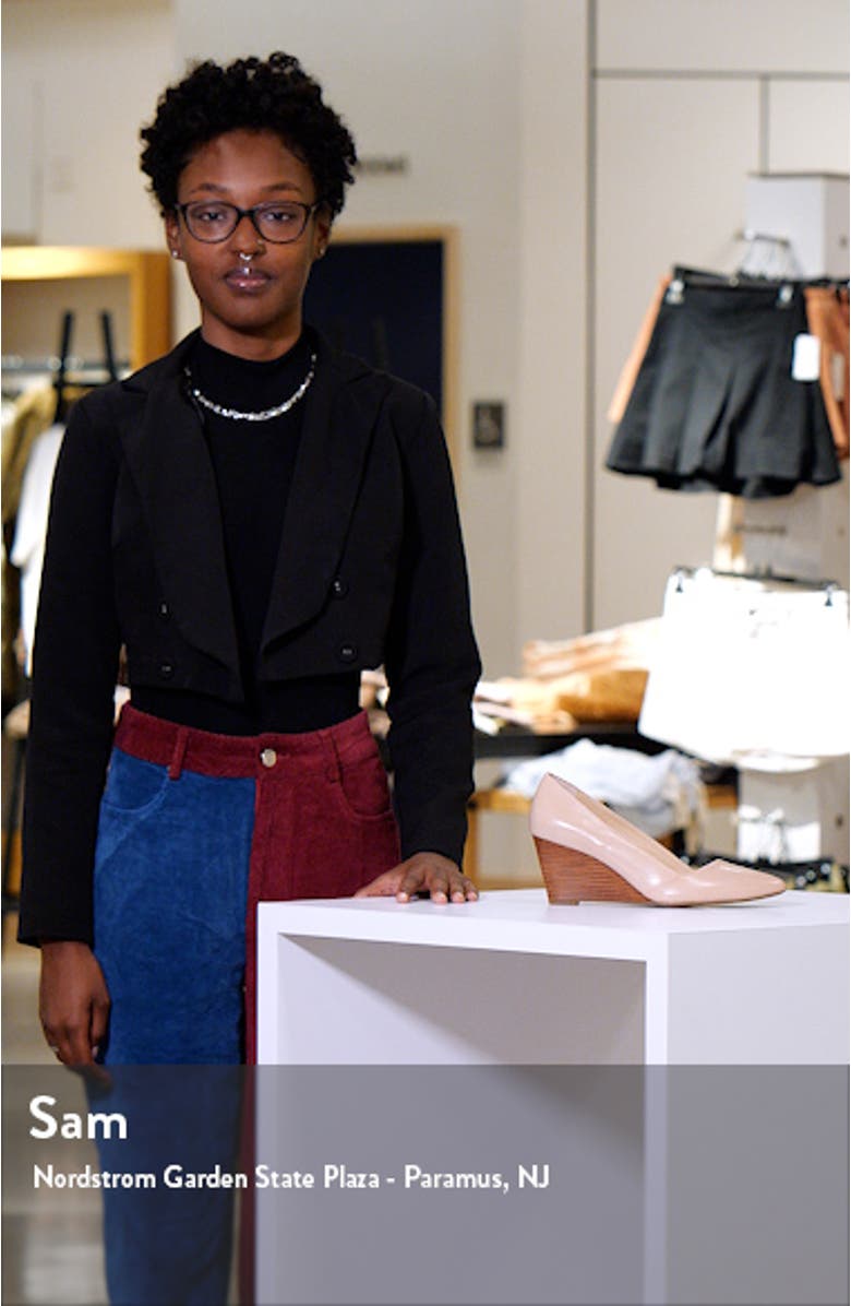 Frankie Leather Wedge Pump, sales video thumbnail