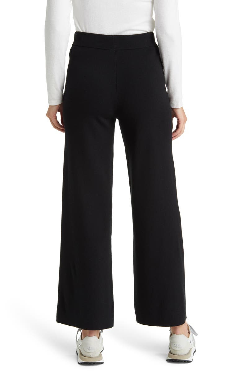 Rails Krista Knit Wide Leg Pants, Alternate, color, Black