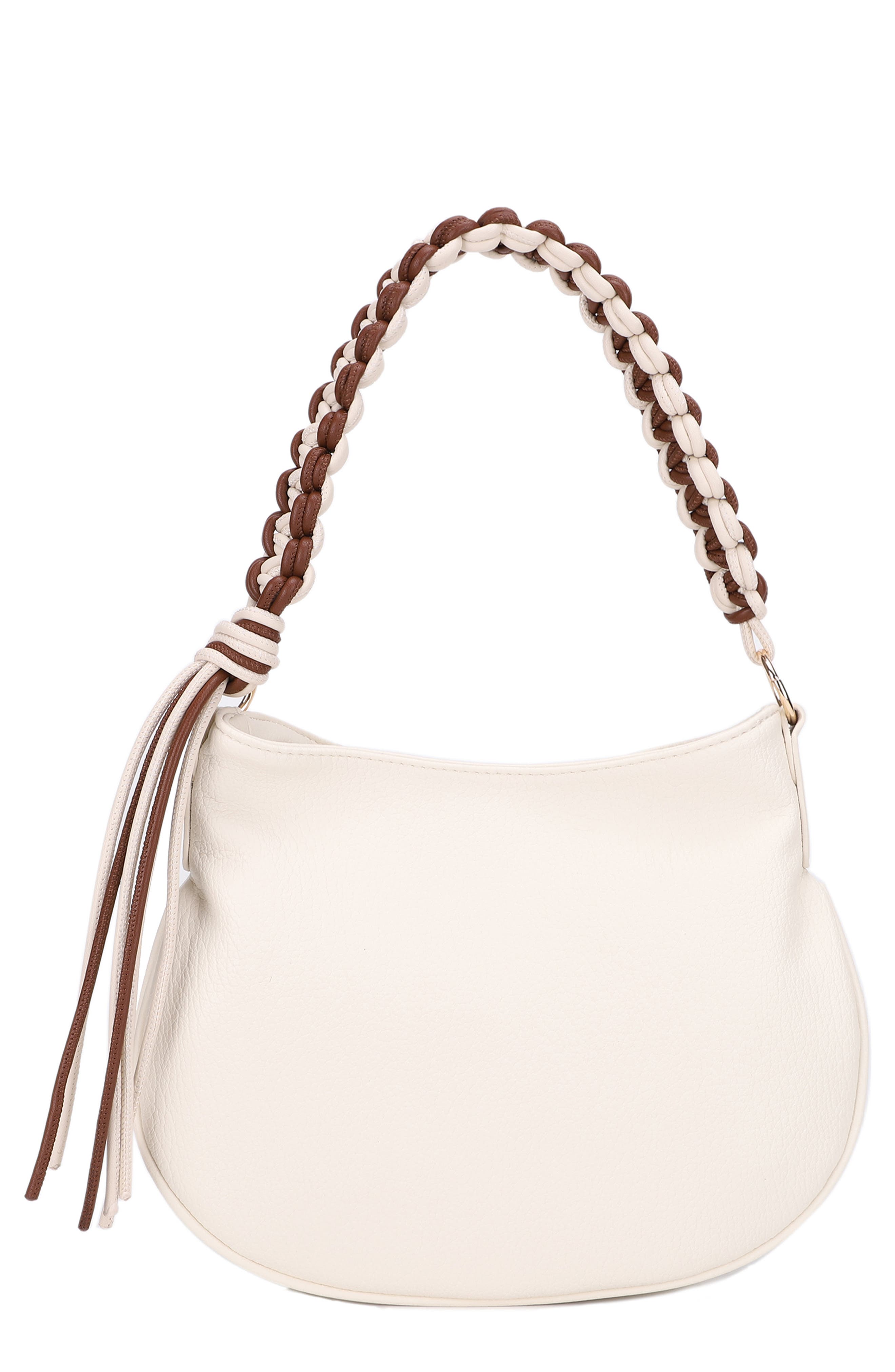 Mali + Lili Luna Braided Faux Leather Shoulder Bag (Women) | Nordstrom
