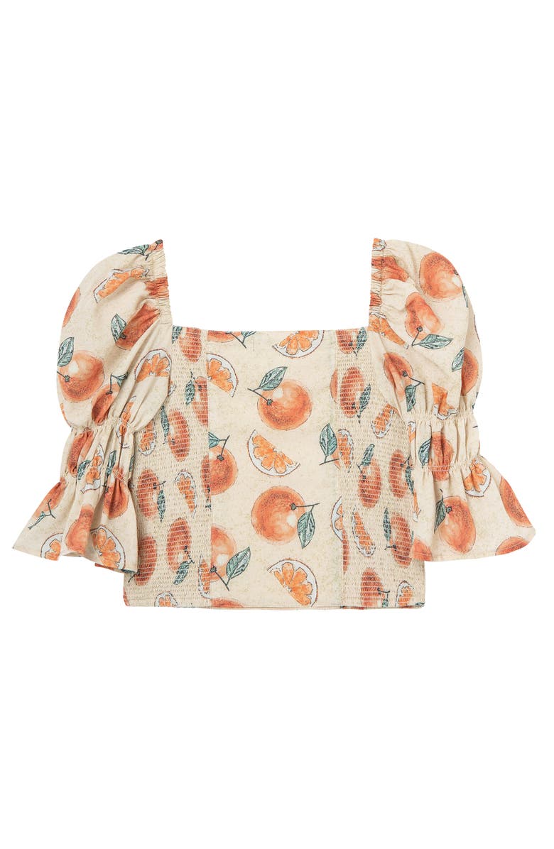 Truce Kids' Smocked Square Neck Top, Alternate, color, 