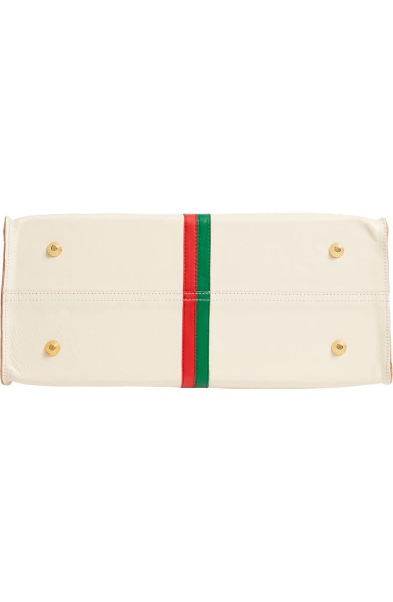 Clare V. Simple Stripe Leather Tote, Alternate, color,