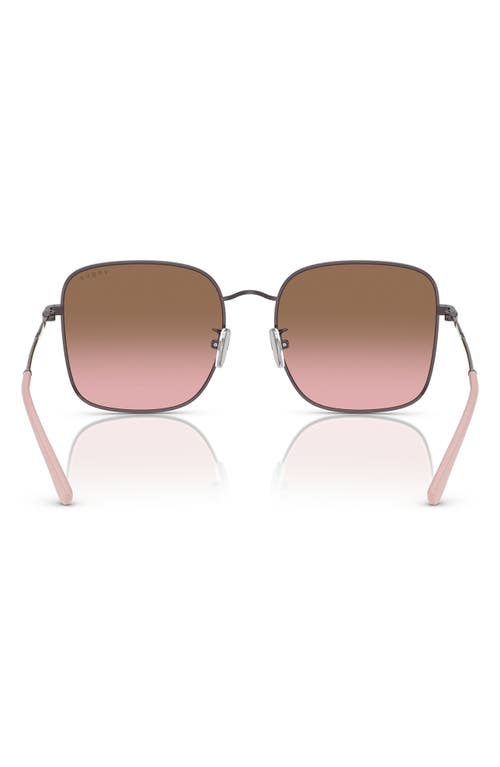 Vogue 57mm Gradient Square Sunglasses In Pink