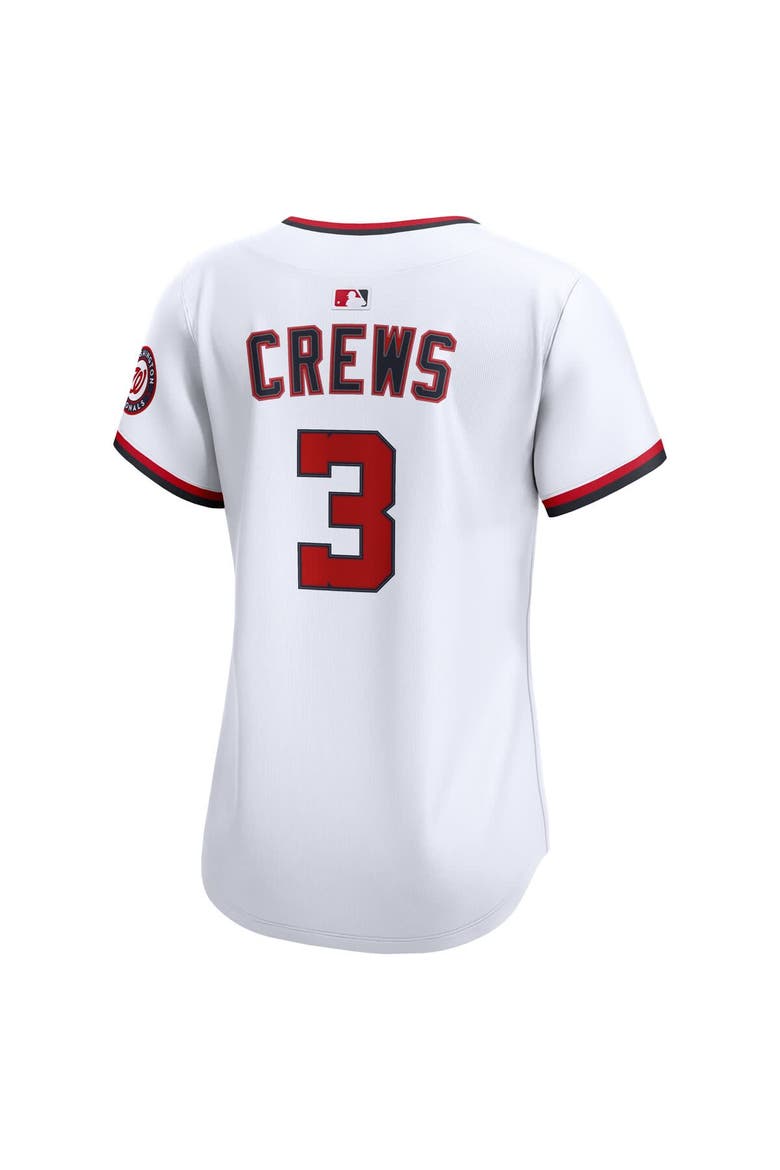 Women's Nike Dylan Crews White Washington Nationals Home Limited Player Jersey, Alternate, color, White