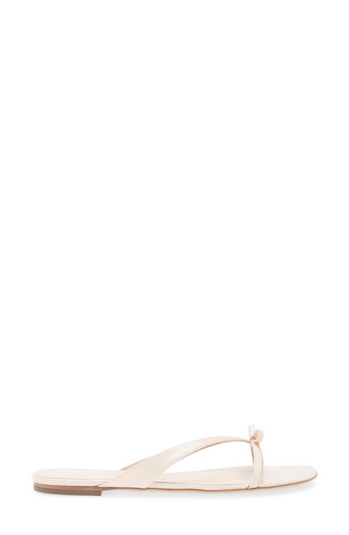 Ferragamo Women's Mini Bow Leather Flip-flops Sandal In Ballet