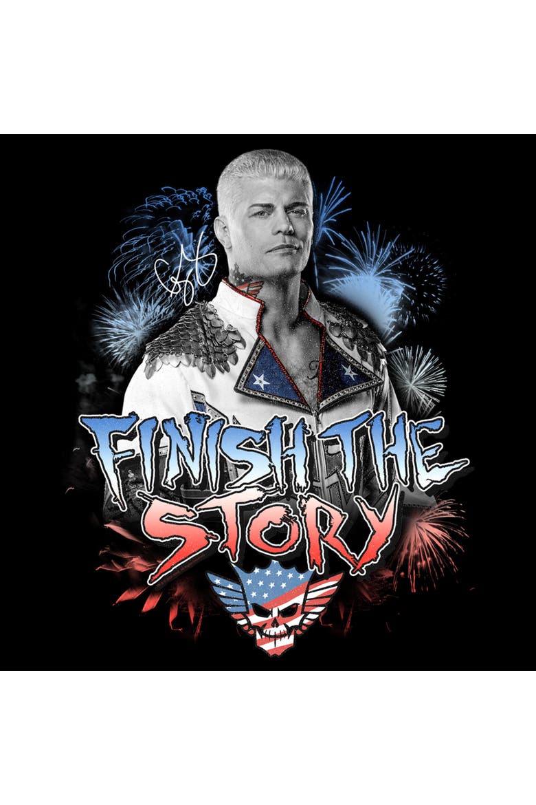Boys' Cody Rhodes Finish the Story T-Shirt, Alternate, color, Black