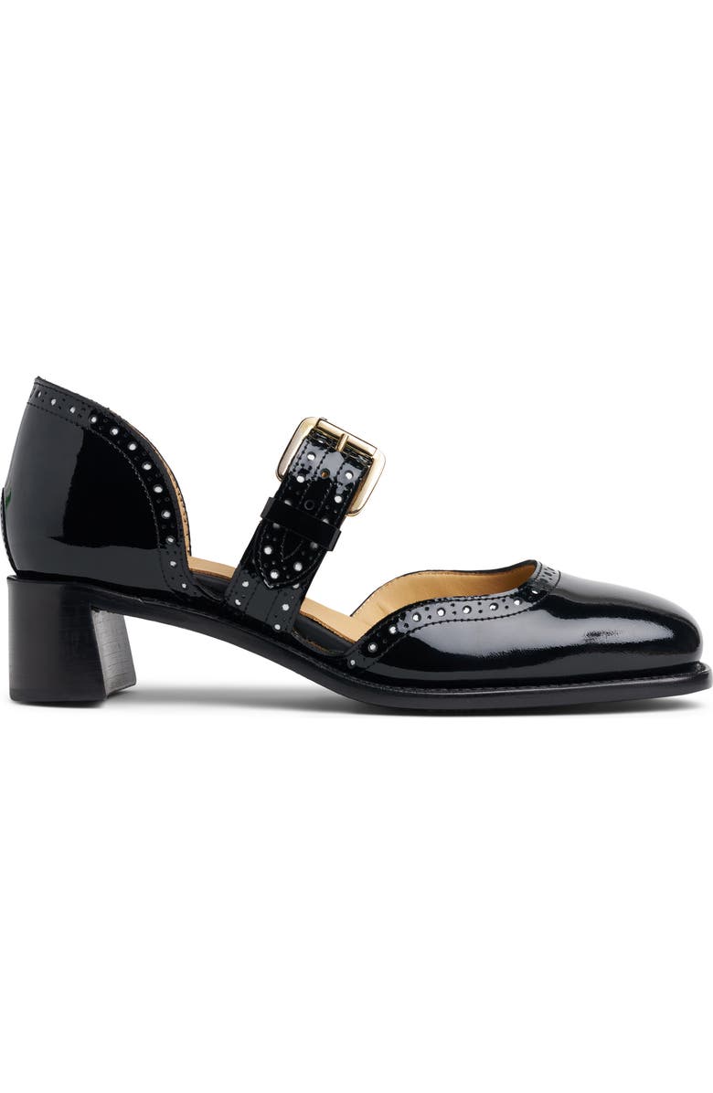 THE OFFICE OF US Ms. Edie Block Heel Pump, Alternate, color, Black/ White