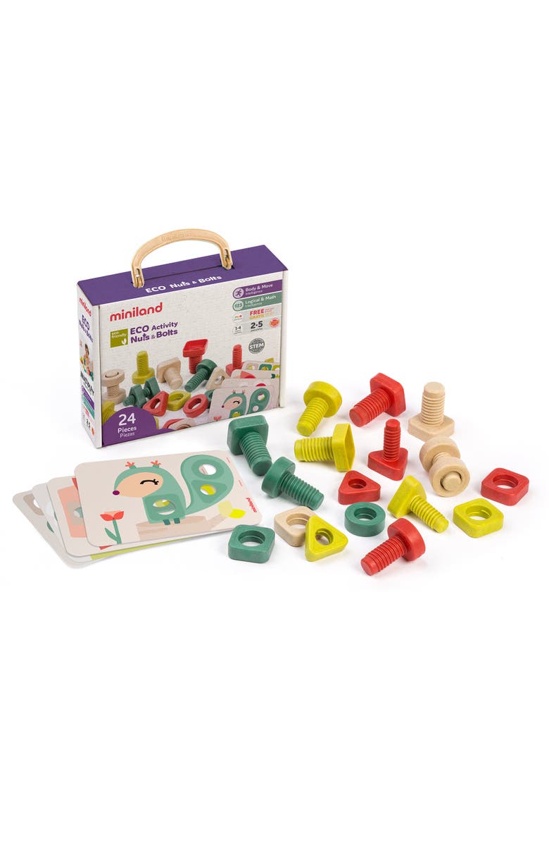Miniland ECO Nuts&Bolts, Main, color, Multi