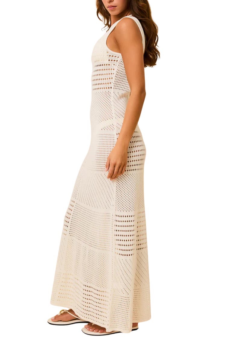 Morenzo Sleeveless Cover-Up Maxi Dress, Alternate, color, BRULE