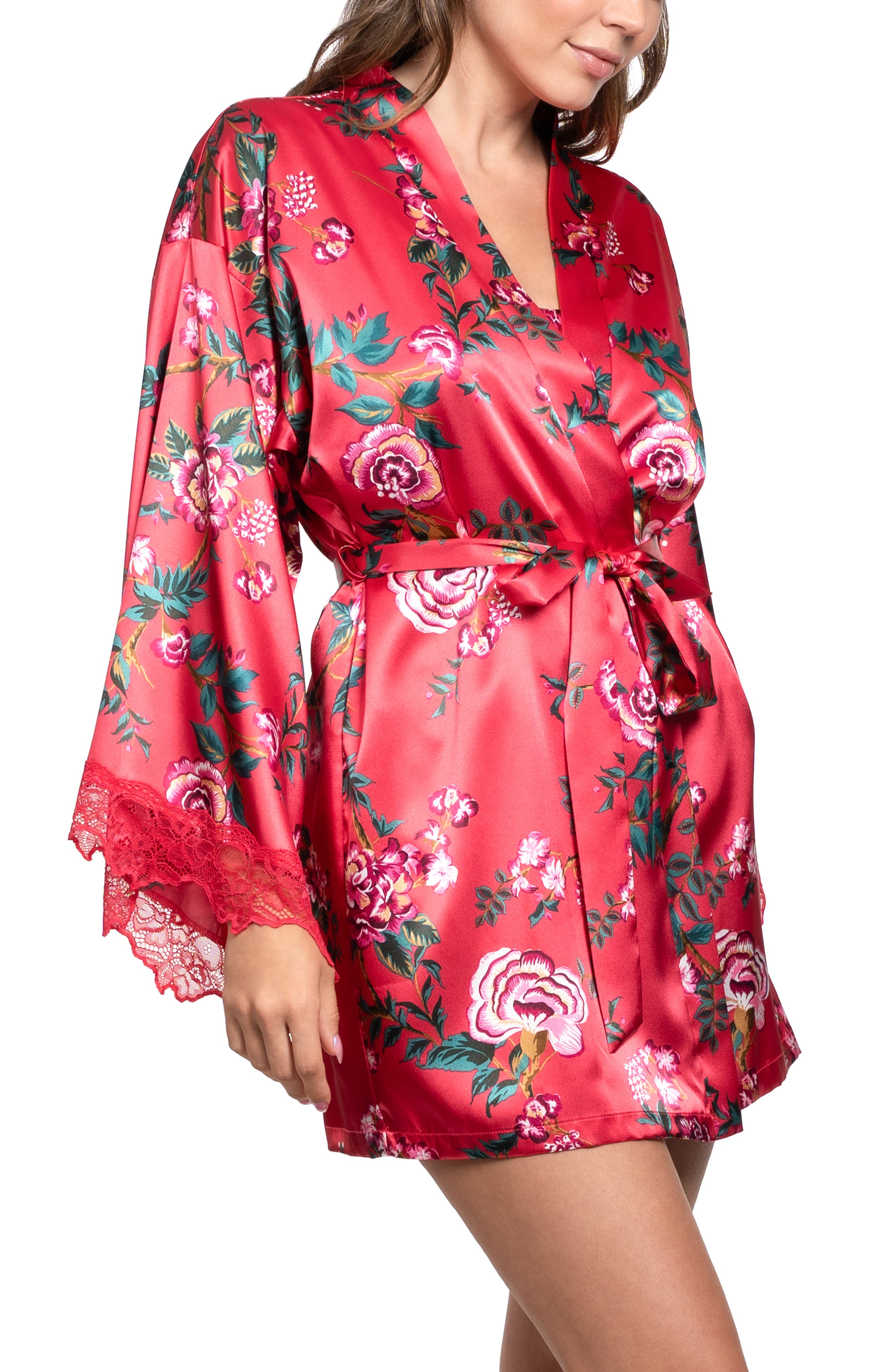 In Bloom by Jonquil Phoenix Satin Robe (Women) | Nordstrom