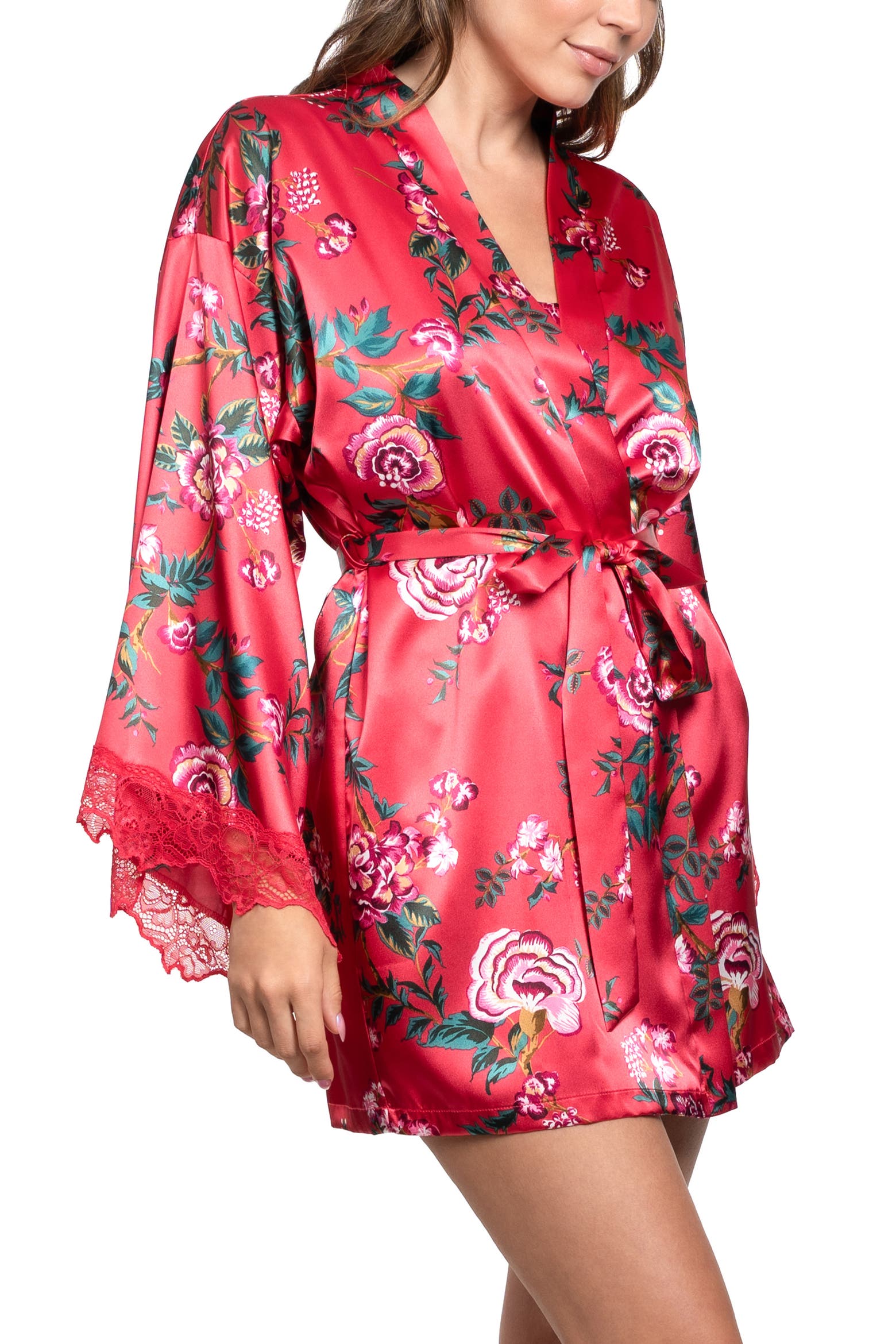 Men's Robe Pattern Free In Bloom by Jonquil Phoenix Satin Robe (Women) | Nordstrom