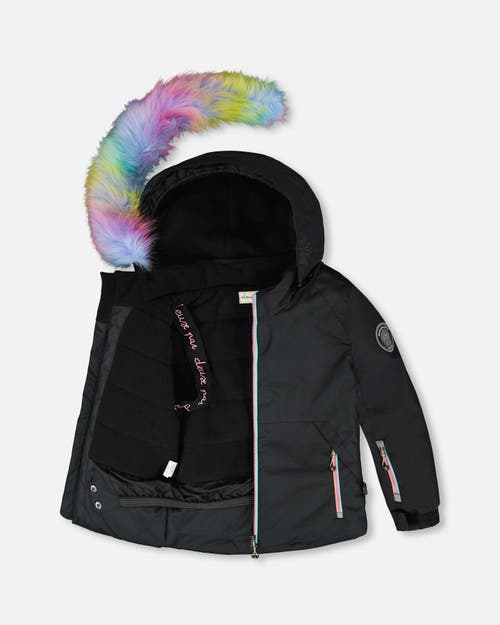Deux Par Deux Two-piece Play Snowsuit In Multi