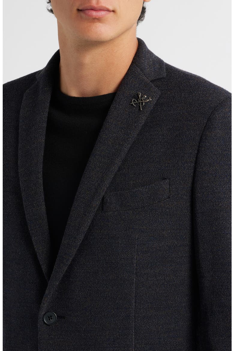 Varick-C Slim Fit Wool Blend Sport Coat, Alternate, color, NAVY
