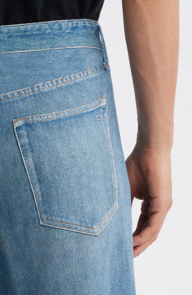 rag & bone Fit 4 Miramar Sweatpant Denim Shorts, Alternate, color, Atlantic