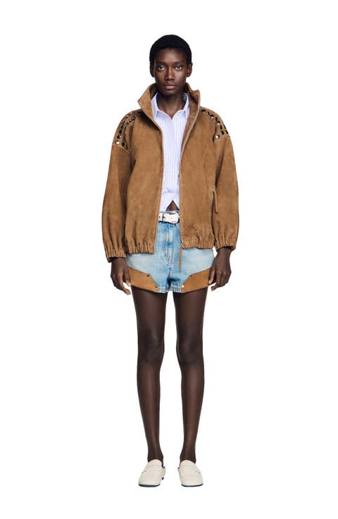 Studded Suede Jacket