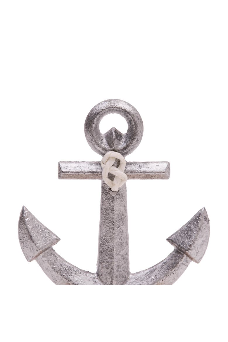 Anchor Silver Decorative Accent Antique Figurine, Alternate, color, Silver