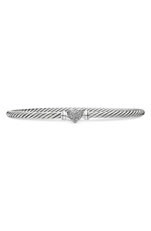 Cable Collectibles® Diamond Heart Bracelet