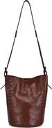 OLD TREND Juniper Genuine Leather Woven Barrel Crossbody Bag