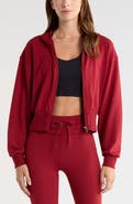 Zella Weekend Stretch Cotton Blend French Terry Hoodie