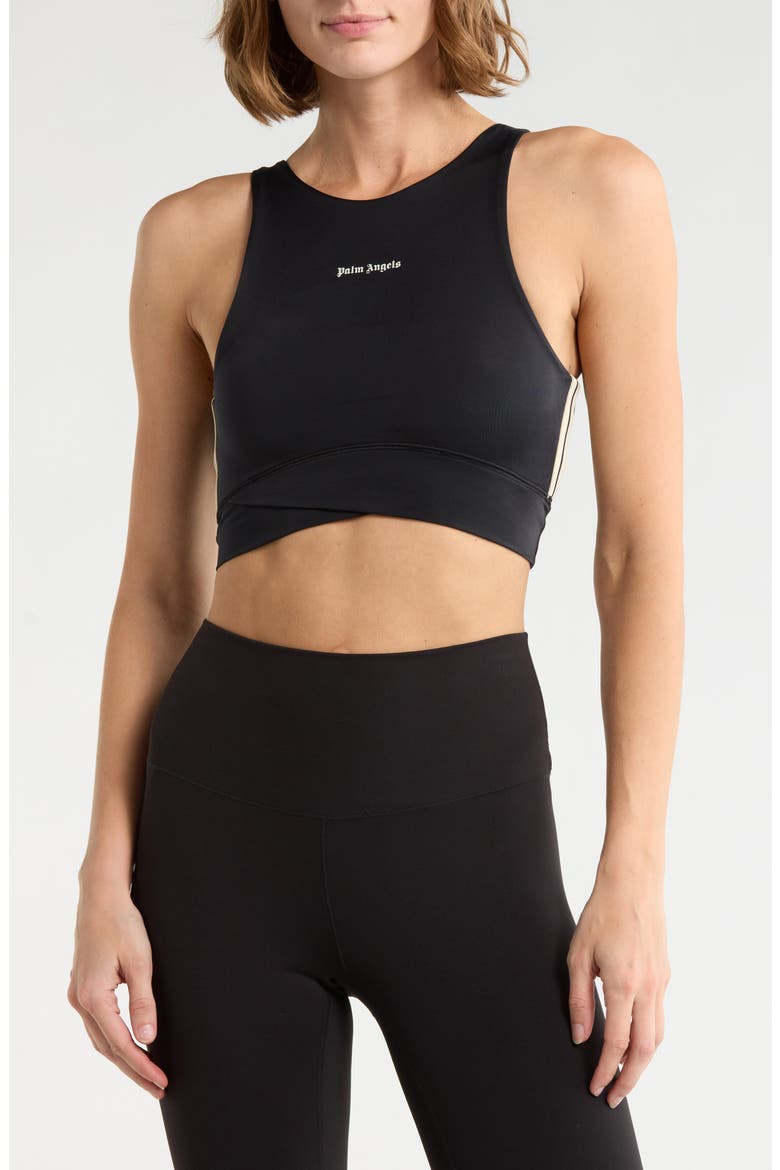 Logo Graphic Tank Top, Main, color, BLACK WHITE