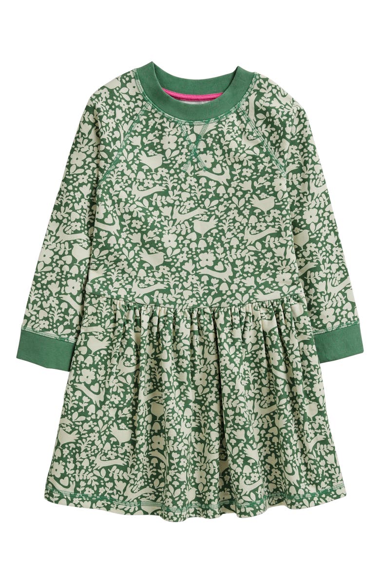 Mini Boden Kids' Jersey Sweatshirt Dress, Main, color, 