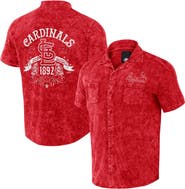 Darius Rucker Collection by Fanatics Men's Darius Rucker Collection by Fanatics  Red St. Louis Cardinals Denim Team Color Button-Up Shirt
