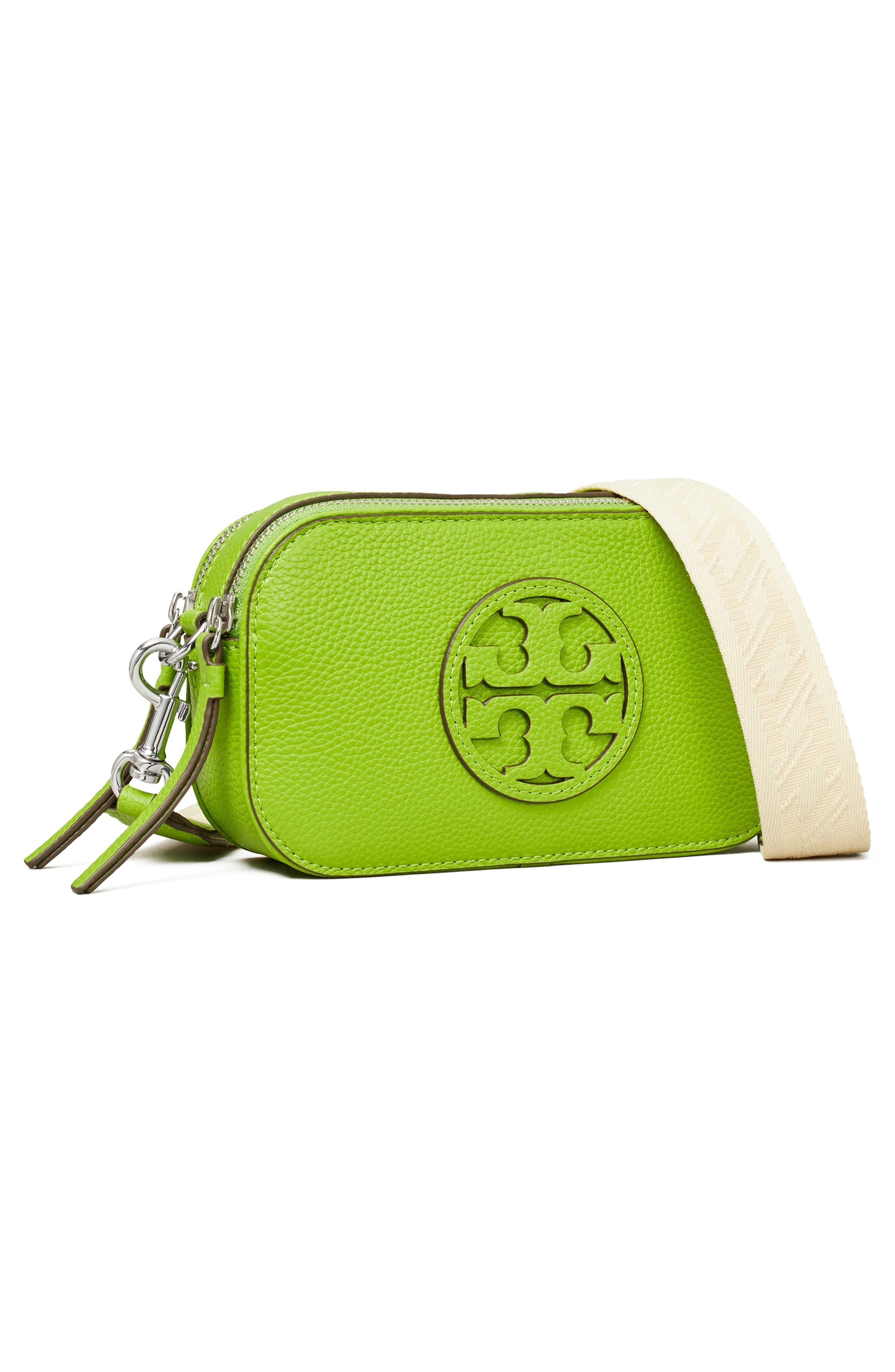 Tory Burch Mini Miller Leather Crossbody Bag, Alternate, color, 