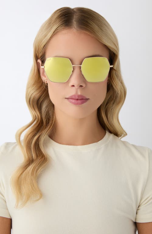 DIFF DIFF HARLOWE 55MM SQUARE SUNGLASSES