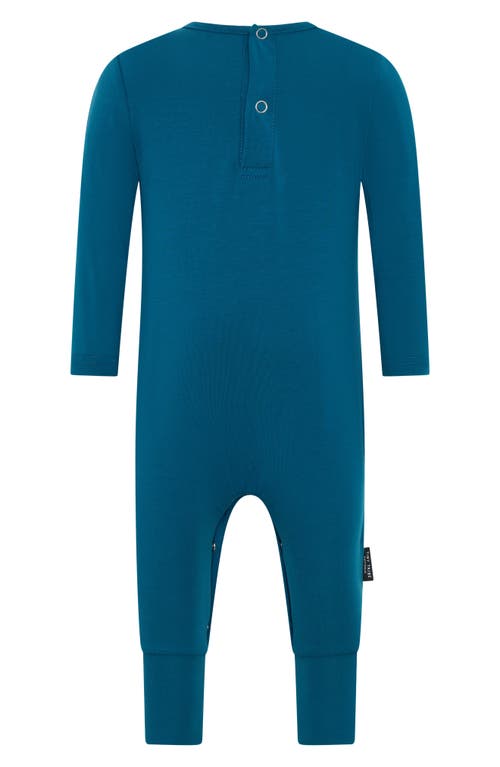 Tiny Tribe Silly Goose Cotton Graphic Romper In Green