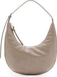 MANGO Medium Oval Faux Leather Shoulder Bag