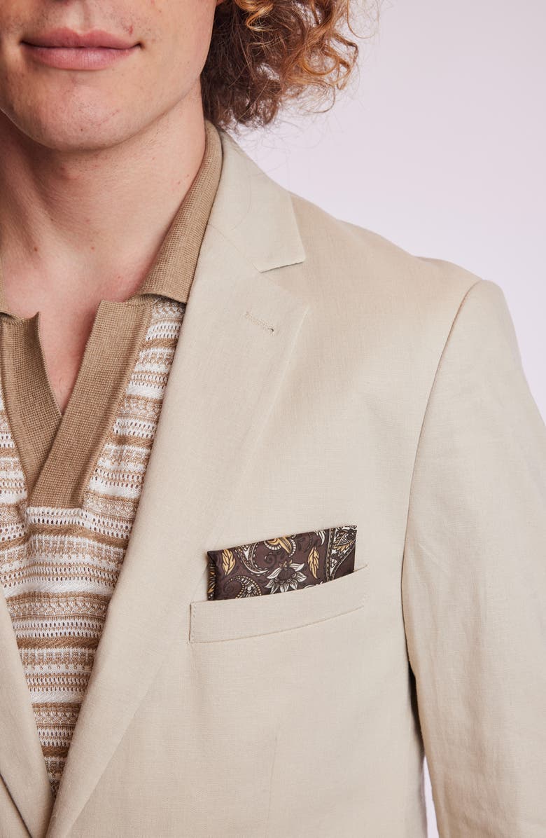PAISLEY & GRAY Dover Slim Fit Sport Coat, Alternate, color, Tan Linen