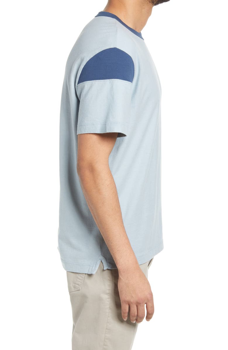 AG Beckham Colorblock T-Shirt, Alternate, color, Water Mist/ Nigh