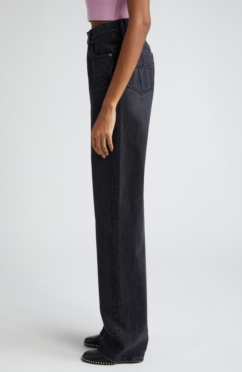 Alexander Wang EZ Relaxed Straight Leg Jeans, Alternate, color, 
