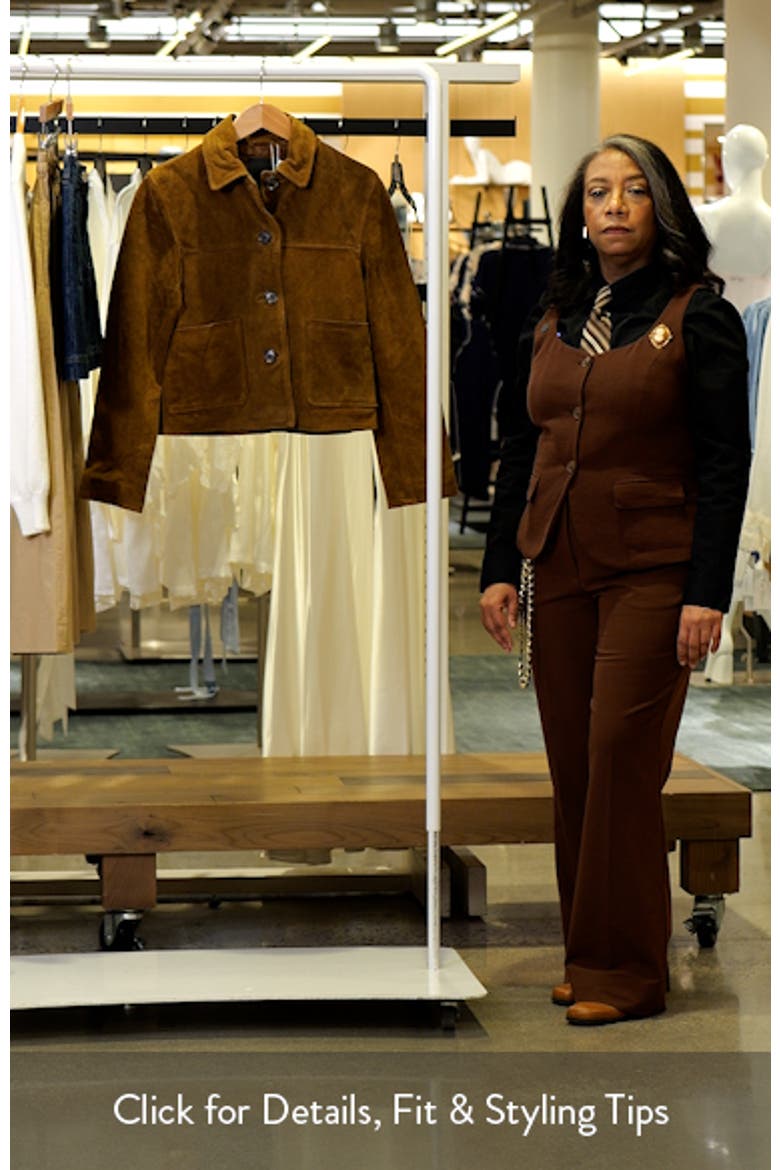 Laura Crop Suede Jacket video
