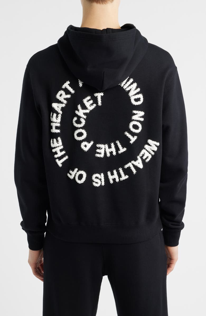 Billionaire Boys Club Script Cotton Graphic Hoodie, Alternate, color, Black