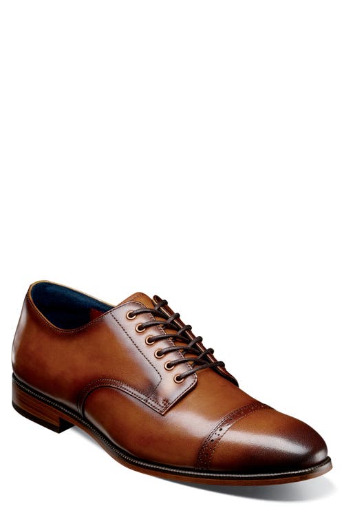 Stacy Adams William Cap Toe Oxford In Tan